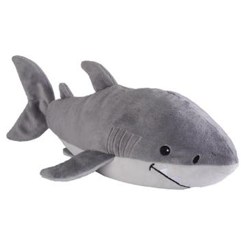 Warmies haai warmteknuffel - pluche - 33 cm, Verzenden, Nieuw