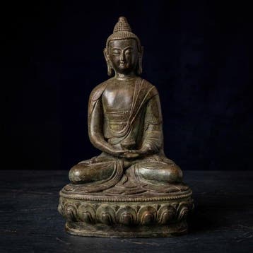 Amitabha Boeddha - Brons - Azië (Zonder minimumprijs)
