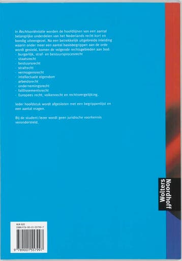 Rechtsorientatie 9789001557997, Verzenden, Gelezen