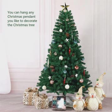 Kunstkerstboom PVC 180cm - Sfeervolle Decoratie voor Kerst e, Verzenden, Nieuw