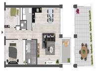 Appartement Koningsloper in Oss, Huizen en Kamers, Noord-Brabant, Via bemiddelaar, Oss, Appartement