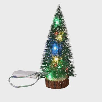 Mini Kerstboom met LED Verlichting - Sfeervolle Tafeldecorat, Verzenden, Nieuw