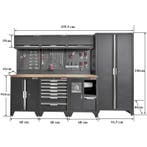 Gereedschapskasten set wandlengte 295,5 cm. tweedeurs lage, Ophalen of Verzenden, Nieuw