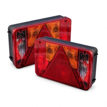 Set Aanhanger Achterlichten Met Kentekenverlichting, Ophalen of Verzenden, Nieuw