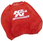 K&N Round Tapered Drycharger Air Filter Wrap Red 7.5in Base, Auto diversen, Ophalen of Verzenden