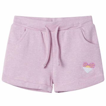 vidaXL Kindershorts met trekkoord 128 gemengd lila, Verzenden, Nieuw