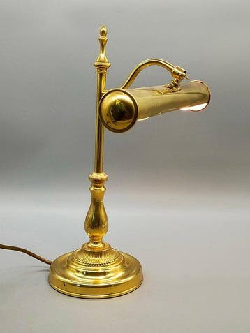 Sölken Leuchten Messing Klavierleuchte Tischlampe Vintage -