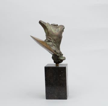 Bronzen vrouwelijke buste sculptuur, Antiek en Kunst, Antiek | Koper en Brons
