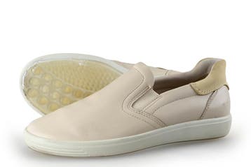 Ecco Instappers in maat 38 Beige, Kleding | Dames, Ecco, Verzenden, Gedragen, Instappers
