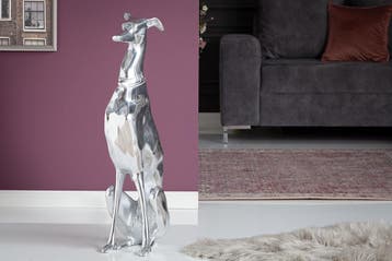 Elegante Greyhound Sculptuur GREYHOUND 70cm Aluminium Design, Ophalen of Verzenden, Nieuw