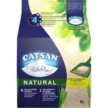 Catsan Natural kattenbakvulling 2 x 8 liter, Verzenden, Nieuw