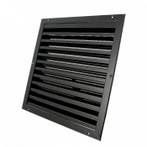 Buitenmuurrooster aluminium (LxH) 500x500mm - zwart, Verzenden, Nieuw