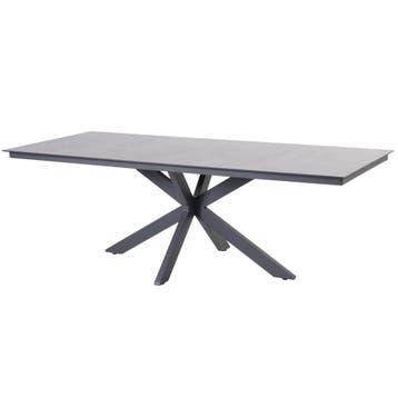 Minerva dining tuintafel 220x95xH75 cm HPL blad 4 Seasons, Ophalen of Verzenden, Nieuw, Aluminium