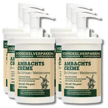 Ambachtscreme pomp - 1000ml - 6 stuks, Verzenden, Nieuw