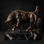 Beeld, Stier 18 cm / 3.3 kg (Zonder Minimumprijs) - 16.5 cm, Antiek en Kunst