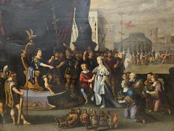 Frans Francken II (1581-1642), Kring van - Dario el Grande y, Antiek en Kunst, Kunst | Schilderijen | Klassiek