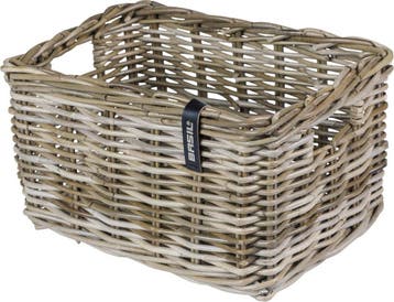 Fiets Basil mand Dax S rotan grijs, Ophalen of Verzenden, Zo goed als nieuw, Basil