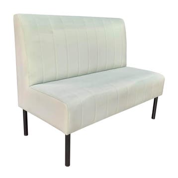 Horeca Bank | CALYPSO | Fluweel/Metaal | White | Zwarte, Verzenden, Nieuw in verpakking