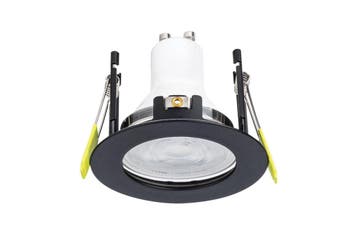 Integral inbouwspot Zwart rond IP65 | zaagmaat 6cm | incl..., Ophalen of Verzenden, Nieuw