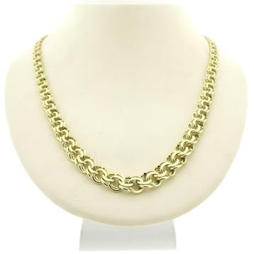 Gouden Prince of Wales schakelketting, Ophalen of Verzenden, Gebruikt, Goud, Goud