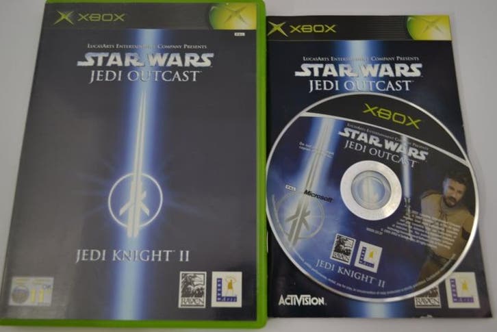 Star Wars - Jedi Outcast Jedi Knight II (XBOX), Spelcomputers en Games, Games | Xbox Original, Zo goed als nieuw, Verzenden