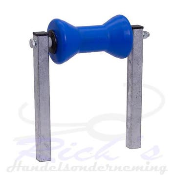 Kielrol 200mm kunststof blauw verstelbaar 30 x 30 x 300 mm, Ophalen of Verzenden, Nieuw