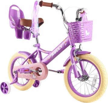 Kinderfiets 12 inch Paars | Tweedekansje | OP=OP, Fietsen en Brommers, Fietsen | Kinderfietsjes, Zijwieltjes, Gebruikt, Ophalen of Verzenden