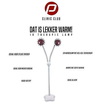 PClinic dubbele Infrarood Therapie Lamp (Salon Apparatuur), Verzenden, Nieuw, Overige typen