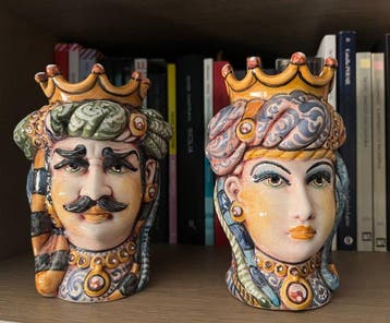Ceramica siciliana - Beeld, Teste di Moro in ceramica