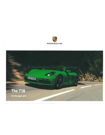 2021 PORSCHE 718 BOXSTER | CAYMAN HARDCOVER BROCHURE ENGELS, Boeken, Nieuw, Porsche, Author