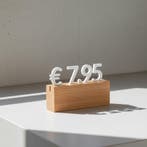 Oacklux Kana Letterhouder Eikenhout 100 mm - Witte letters, Nieuw in verpakking