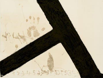 Antoni Tapies (1923-2012) - T inclinada