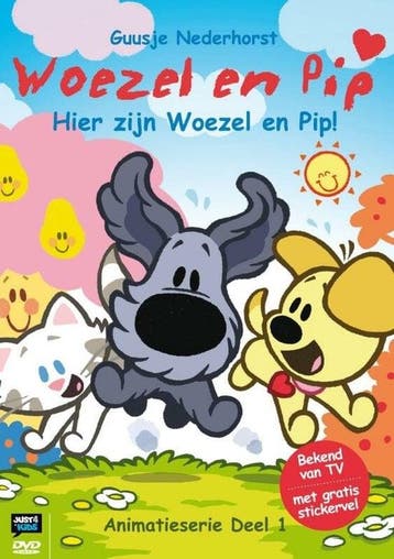 Woezel en pip deel 1 - Hier zijn woezel and pip! (dvd, Ophalen of Verzenden, Zo goed als nieuw