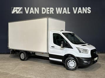 Ford Transit 2.0 TDCI 130pk Bakwagen Laadklep Euro6 Airco |, Stof, Gebruikt, Wit, Dealer onderhouden