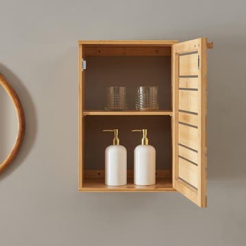 Badkamerkast Epind wandkast bamboe 50x33x20 cm naturel [en.c, Verzenden, Nieuw