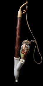 Zonder minimumprijs - Zakaansteker - porselein, been, hout,, Verzamelen, Rookartikelen, Aanstekers en Luciferdoosjes, Nieuw