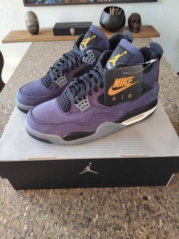 Air Jordan - Air Jordan 4, Lakers Retro - Sneakers - Maat:, Nieuw