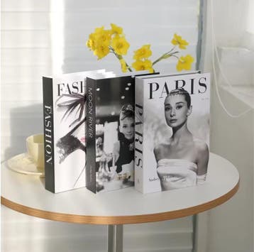 Set van 3 Decoratieve Faux Boeken voor Salontafel Decoratie, Verzenden, Nieuw