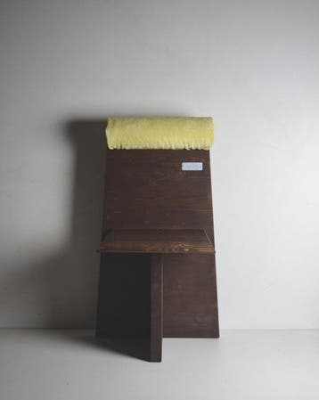 Studio Greca - Stoel - C26 Camber - Hout, Fluweel - 25