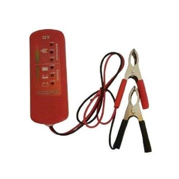 Accu- en dynamo-tester - HTC EQUIPMENT - 12V - 6 LED-indi..., Verzenden, Nieuw
