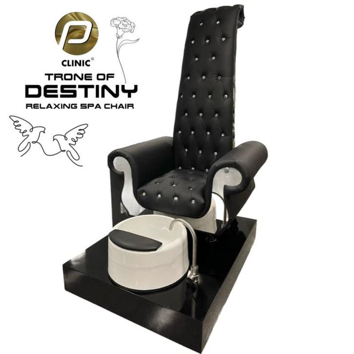 Luxe Spa Stoel met Voetenbad Trone of Destiny - Complete..., Witgoed en Apparatuur, Persoonlijke-verzorgingsapparatuur, Hand- en Voetverzorging
