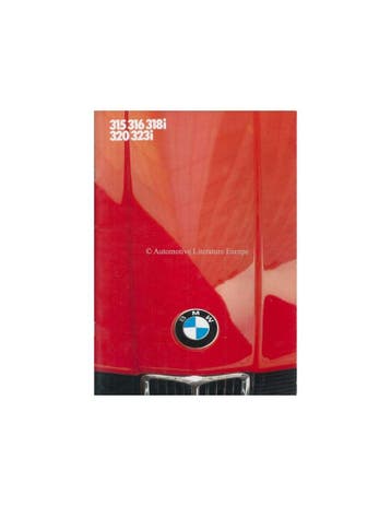 1982 BMW 3 SERIE BROCHURE NEDERLANDS, Boeken, Nieuw, BMW, Author