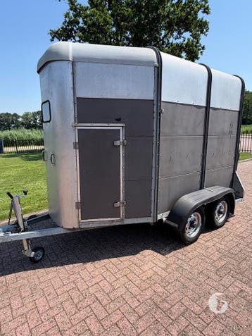 Leuke Ifor Williams 2-paards paardentrailer!, Ophalen, Zo goed als nieuw, Aluminium, 2-paards trailer
