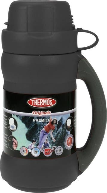 Thermos Premier Isoleerfles - 0L5 - Zwart, Ophalen of Verzenden, Zo goed als nieuw