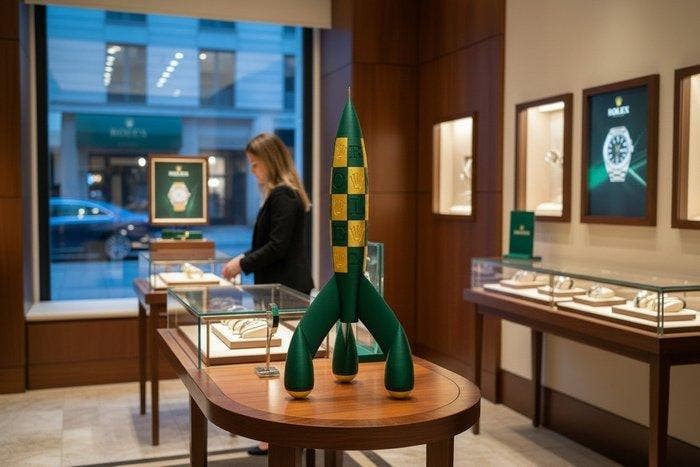 Art Stray-Nos - New collection  Rolex en orbite et vers, Antiek en Kunst, Kunst | Designobjecten