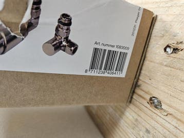 Design Aansluitset Radiator Plieger Como Universeel Dubbel, Ophalen of Verzenden, Nieuw, Rvs, Bad