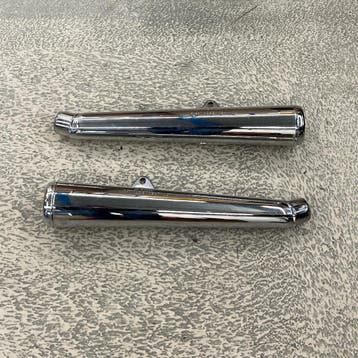 Ducati Bevel Pantah Conti Exhaust set - 066184105 - 06618..., Motoren, Ophalen of Verzenden, Gebruikt