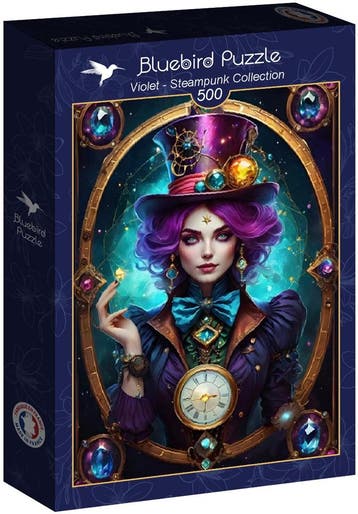 Violet - Steampunk Collection Puzzel (500 stukjes) |, Hobby en Vrije tijd, Verzenden, Nieuw
