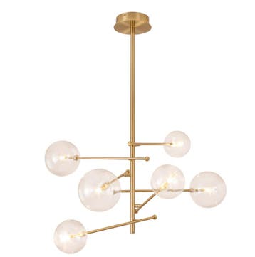 Suitta Lumina Hanglamp - 6 Bollen -  STTA-6BH-G, Ophalen of Verzenden, Zo goed als nieuw