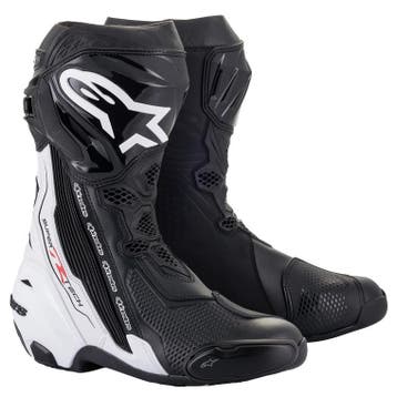 Alpinestars Supertech R Zwart Wit Motorlaarzen, Nieuw met kaartje, Alpinestars, Laarzen, Heren